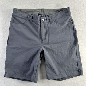 Patagonia Skyline Traveler Shorts Womens 8 Smolder Blue Bermuda Length 8" Inseam